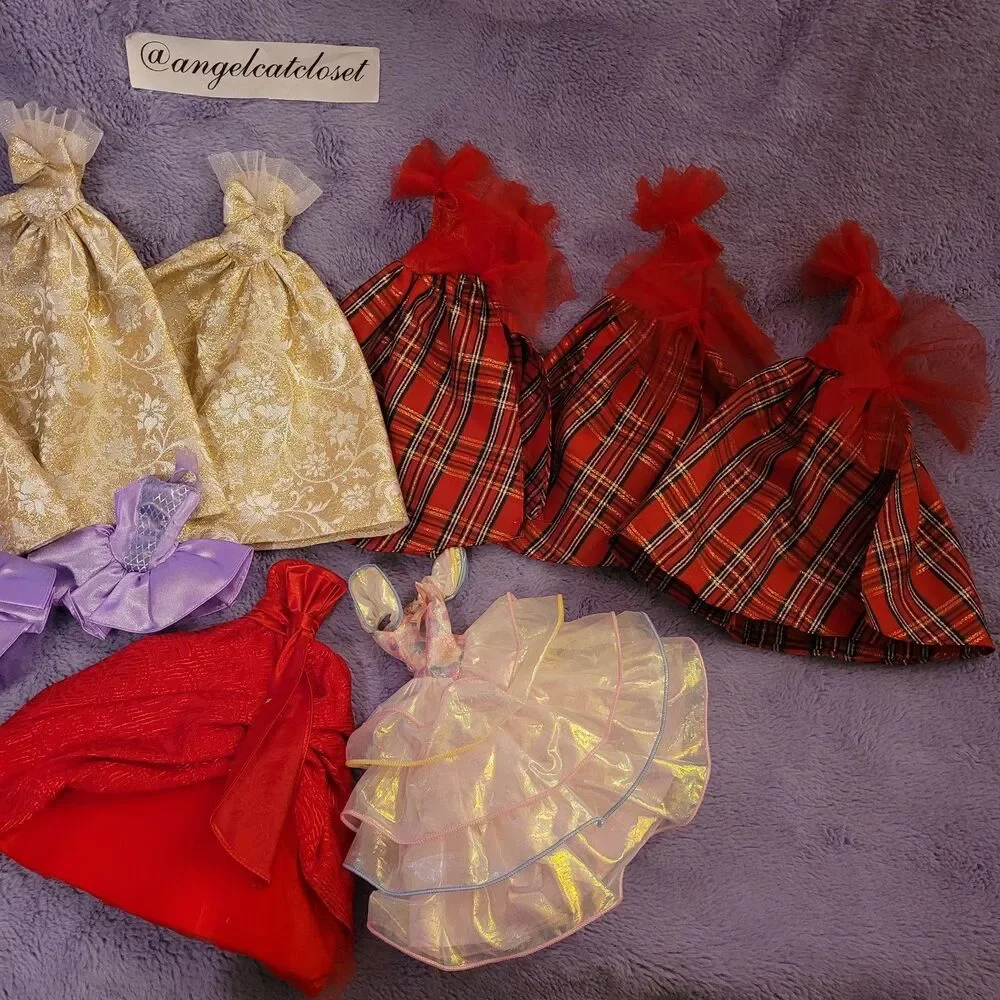 Barbie Model Muse Gown Lot Collector Christmas Holiday Dress Dresses Fancy Style